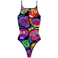 Turbo Costume Da Bagno Halloween Skulls