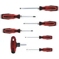 Ks Tools ERGOTORQUEmax set di cacciaviti a percussione 7 pezzi - 151.1100