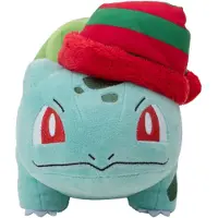 Jazwares Peluche Natalizio Di Bulbasaur Pokémon 20 Cm