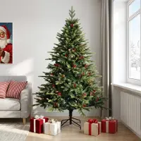 Syfax Albero di Natale Artificiale con Rami Pieghevoli 210 cm