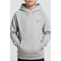 Gant Teen Unisex Shield Hoodie Light Grey Melange Taglia: 146/152 | Abbigliamento Sportivo Outlet | kids | Grigio