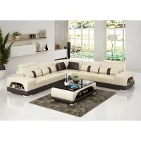 AEA Couch Ecksofa Leder Wohnlandschaft Garnitur Design Modern Sofa L-Form Sofas