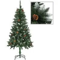 vidaXL Albero di Natale artificiale decorazione natalizia a pigna