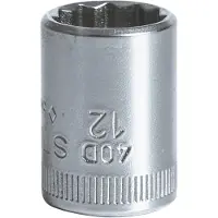 Stahlwille 40D Bussole 1/4 12 mm 01030012 Lunghezza: 23 mm