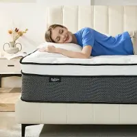 Dripio Materassi 80x200x31 cm, con sistema a molle insacchettate a 7 zone, rigidità H3, imbottitura in memory foam