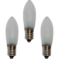 Hellum sostituzione candela ondulata LED opaco 12V 3pcs; 912234