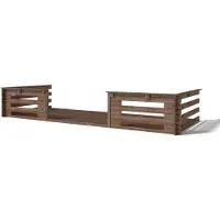 ALTANKA Veranda - 10m2 - 5m x 2m - impregnata - colore: marrone