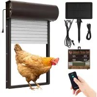 OEM Porta automatica per polli con pannello solare e timer