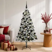 Syfax Albero di Natale Artificiale con Palline 120 cm 150 LED