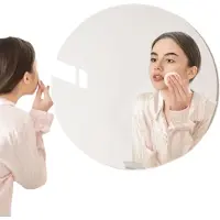 Merkloos Specchio trucco rotondo in acrilico per decorazione della parete