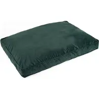 BOUTIQUEZOO Exclusiv Letto per cani Cuscino per cani con memory foam Letto per cani lavabile Camoscio L: 60 x 80 Colore: Velluto verde