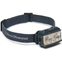 Black Diamond - Lampada frontale a batteria ad alte prestazioni - Storm+ Black in Pelle - Nero