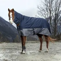 Equithème Coperta da pascolo , taglia 6'0 - Coperta Tyrex 600D combinata, 350g