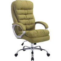 BellaFurn Sedia ergonomica da ufficio XXL - Sedia da ufficio - Tessuto di facile manutenzione UpleCholsthery | Colore: Verde