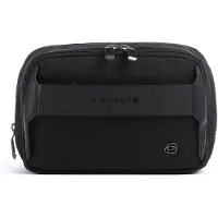 Piquadro Oberon Borsa da toilette 25 cm nero
