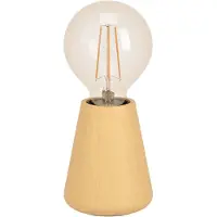 Eglo Lampada da tavolo Asby, legno chiaro, altezza 10 cm, legno