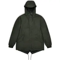 Rains - Giacca impermeabile e antivento - Fishtail Jacket W3 Green per Uomo - Taglia L - Verde