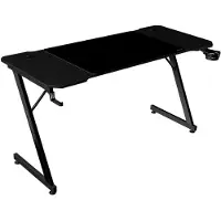 Mars Gaming MGD-X140, dritto, forma rettangolare, truciolato, acciaio, gioco, fibra di carbonio