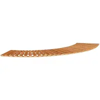 vidaXL Bordo per vasca idromassaggio in poly rattan nero e legno massiccio di acacia