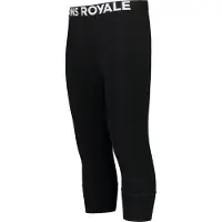 Mons Royale - Collant 3/4 in lana merino - Cascade Merino Baselayer 3/4 Legging M Black - Taglia M - Nero