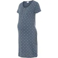Mamalicious Camicia da notte blu scuro / bianco