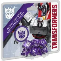 Renegade Game Studios Set Di Dadi Rpg Decepticon Transformers
