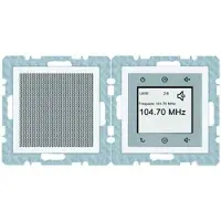 Berker S.1/B.X RADIO DAB+ PW MATT (29809909 RADIO SET)