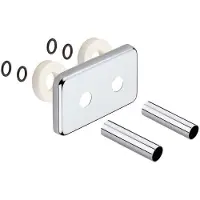 Sapho Rosone per set di connessione TWIN, cromo