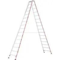 Hymer Scala a pioli con snodo in alluminio pressofuso, 2x16 gradini