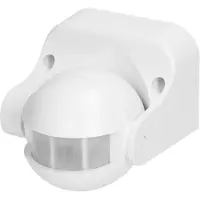 ORNO Rilevatore di movimento 180 gradi IP44 impostazione verticale 1200W bianco