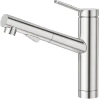 Merkloos Miscelatore cucina estraibile - Cromato - Doccetta estraibile - Rotazione 120° - Due getti