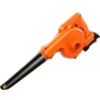 OEM Soffiatore a batteria per foglie, 2-in-1 con funzione aspirazione, velocità dell'aria di 120 MPH, colore arancione