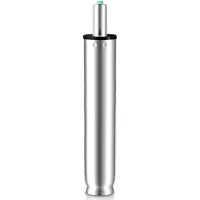 Selius Sedia da ufficio con pistone a gas, lunghezza regolabile da 297 mm a 437 mm, ammortizzatore a gas, portata massima di 450 kg