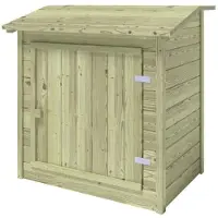 ALTANKA Armadio in legno per sistema di filtrazione piscina 1.2 x 0.84 – H.1.16 m. Impregnato