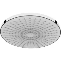 Aqualine Soffione doccia, diametro 300 mm, ABS/cromo