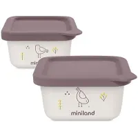 Miniland Borsa Pranzo Naturset 2 Per Bambini