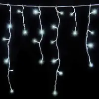 Gartenpirat , catena luminosa LED effetto "pioggia di ghiaccio", 4,2 metri, luce bianca fredda, grado di protezione IP44: 4,2 metri, luce bianca fredda