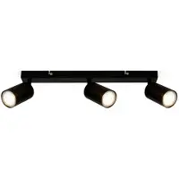 Briloner Faretto da soffitto , orientabile, On/Off tramite interruttore a parete, nero