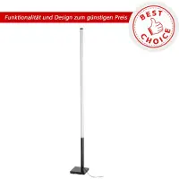 Eglo 75653 PICACHA 1 lampada da terra a LED 14W 20x20mm Nero Bianco Colore della luce controllabile Dimmerabile