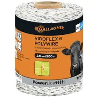 Gallagher Vidoflex 6 PowerLine 200m bianco