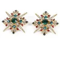 Addicted Orecchini 'Acrux orecchini con i cristalli Swarovski placcati oro' oro