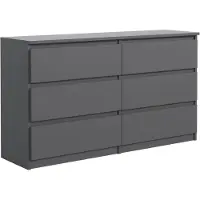 RAUMHIRSCH FURNITURE Comodino funzionale da 120 cm con 6 cassetti e ampio spazio di archiviazione