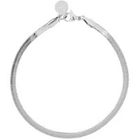 Chic by Lirette Braccialetto 'Bracelet Flat Chain' argento