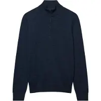 Superdry Maglione Con Mezza Zip Essential Lightweight Wool Blend