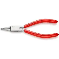 Knipex 44 13 J0 Pinza per anelli interni in fori cromati rivestita in plastica 140 mm