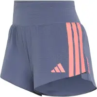 Adidas Women's Adizero Gel Pantaloncini da running Donna (L - Length: 3'', blu)