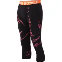 Mons Royale Cascade Merino Flex 200 3/4 Legging Intimo lana merinos Uomo (XL, nero)