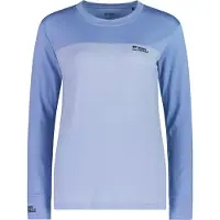 Mons Royale - Prima pelle traspirante in lana merino - Yotei Merino LS W Ice Blue/Moonstone in Pelle - Taglia S