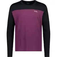 Mons Royale - Prima pelle traspirante in lana merino - Yotei Merino LS M Fig/Black - Taglia M - Viola