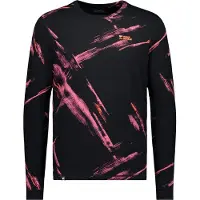 Mons Royale - Prima pelle elasticizzata in lana merino - Cascade Merino Baselayer LS M Airbrush - Taglia M - Nero